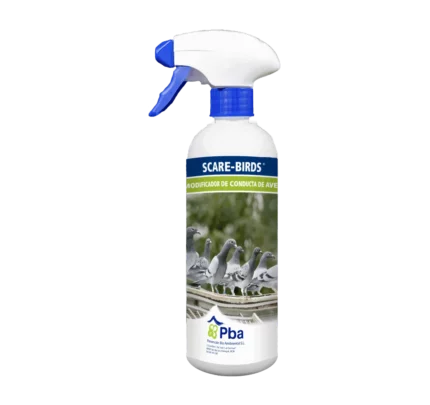 Repelente de aves em spray 500 ml para aplicação rápida
