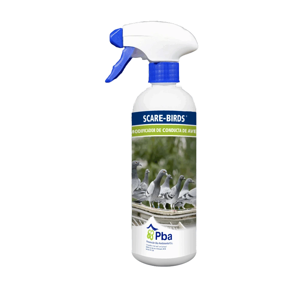 Scare-Birds_repelente_aves_spray_500ml Repelente de aves em spray 500 ml para aplicação rápida
