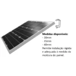 clip para instalação rápida de protetores de paineis solares